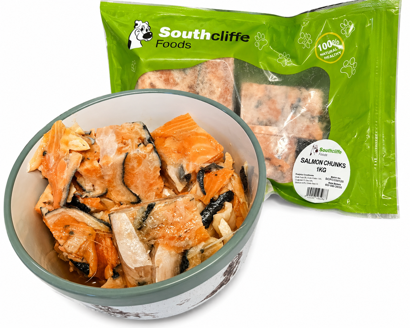 Salmon Chunks - Dog Treats 1KG