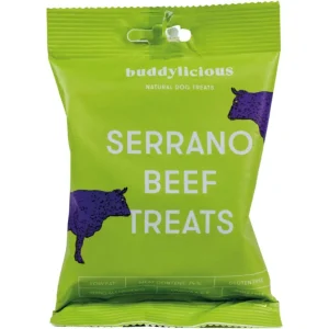 Buddylicious Natural Healthy Serrano Beef Treats
