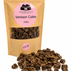 100% Venison Cubes (100g)