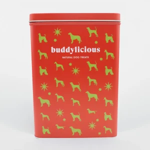 Buddylicious Red Themed Gift Box, Natural Dog Treats